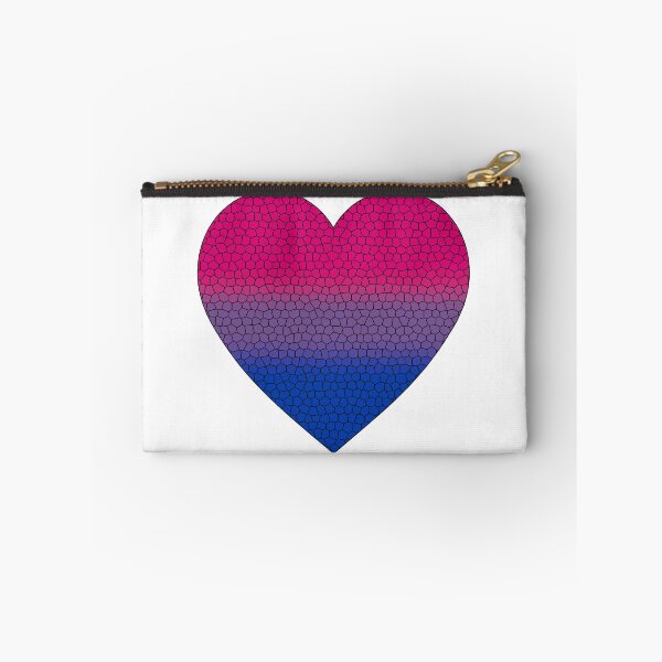 Item preview, Bisexual Pride Flag Stained Glass Heart, Cute Bisexual Design designed and sold by Travelslightly.