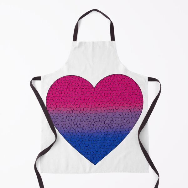 Item preview, Corazón de vidriera de bandera del orgullo bisexual, lindo diseño bisexual designed and sold by Travelslightly.
