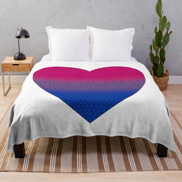 Item preview, Bisexual Pride Flag Stained Glass Heart, Cute Bisexual Design designed and sold by Travelslightly.