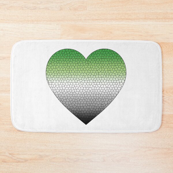 Item preview, Aromantic Pride Flag Stained Glass Heart, Cute Aromantic Design designed and sold by Travelslightly.