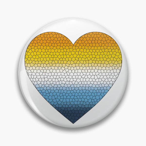Item preview, AroAce Pride Flag Stained Glass Heart, Cute AroAce Design designed and sold by Travelslightly.