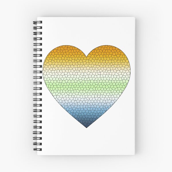 Item preview,  AroAce Agender Pride Flag Stained Glass Heart, Cute AroAce Agender Design designed and sold by Travelslightly.