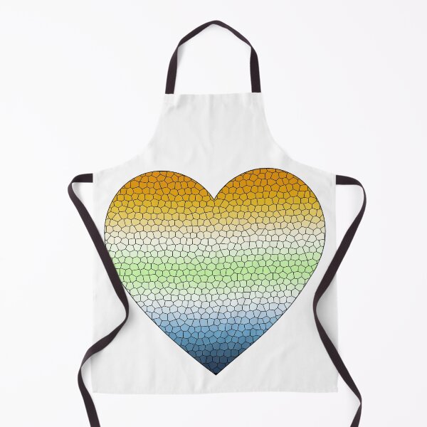 Item preview, AroAce Agender Pride Flag Stained Glass Heart, Cute AroAce Agender Design designed and sold by Travelslightly.