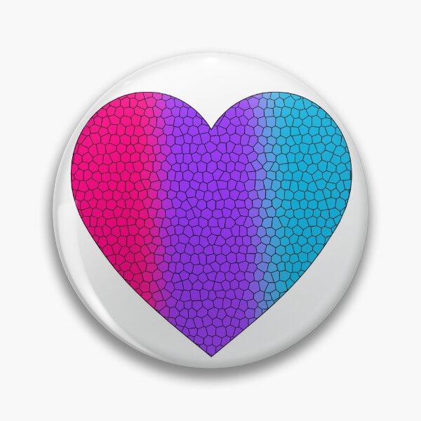 Item preview,  Androgynous Pride Flag Stained Glass Heart, Cute Androgynous Design designed and sold by Travelslightly.