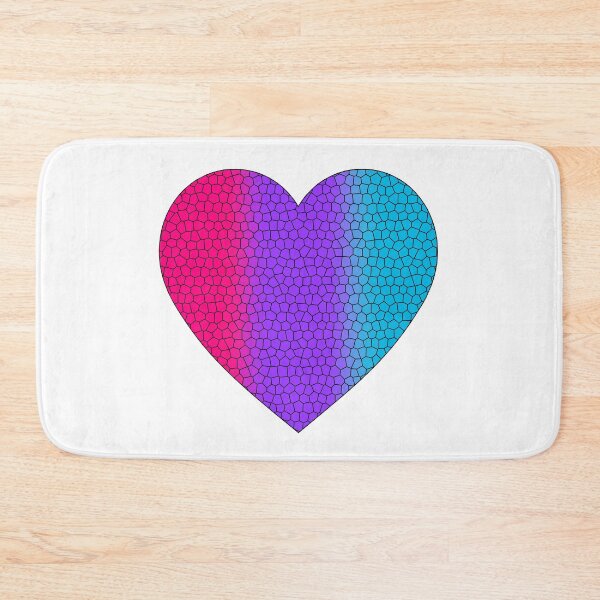 Item preview,  Androgynous Pride Flag Stained Glass Heart, Cute Androgynous Design designed and sold by Travelslightly.