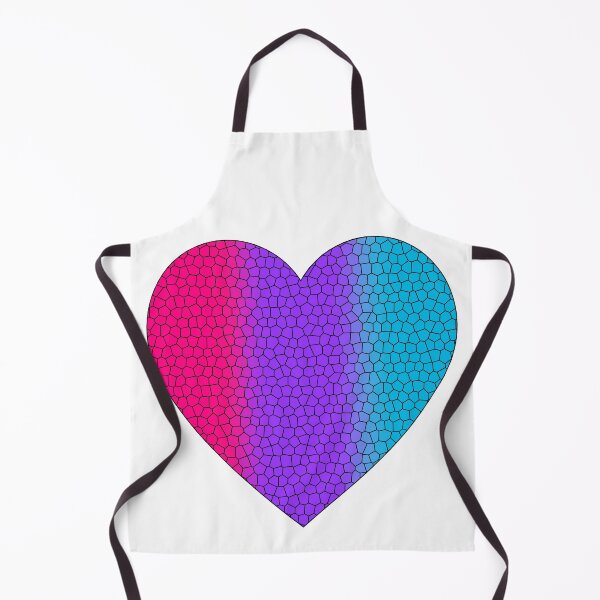 Item preview, Androgynous Pride Flag Stained Glass Heart, Cute Androgynous Design designed and sold by Travelslightly.