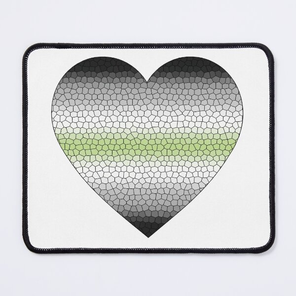 Item preview, Agender Pride Flag Stained Glass Heart, Cute Agender Design designed and sold by Travelslightly.