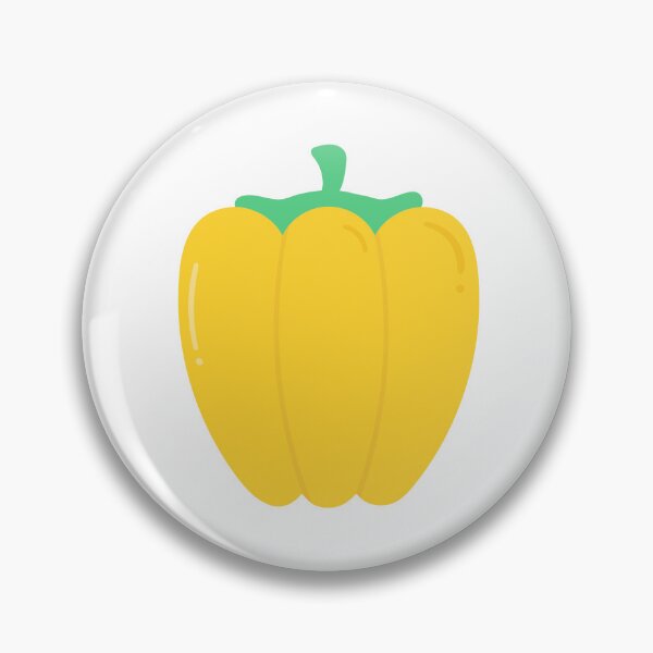 Item preview, Kid hand drawn cute healthy food vegetables yellow sweet pepper designed and sold by nuchz.