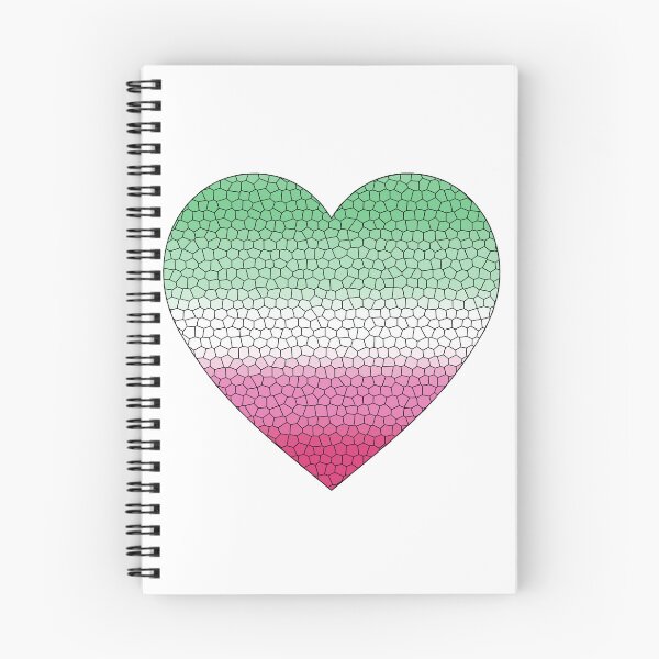 Item preview, Abrosexual Pride Flag Stained Glass Heart, Cute Abrosexual Design designed and sold by Travelslightly.