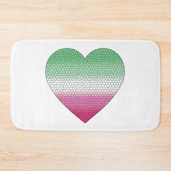 Item preview, Abrosexual Pride Flag Stained Glass Heart, Cute Abrosexual Design designed and sold by Travelslightly.