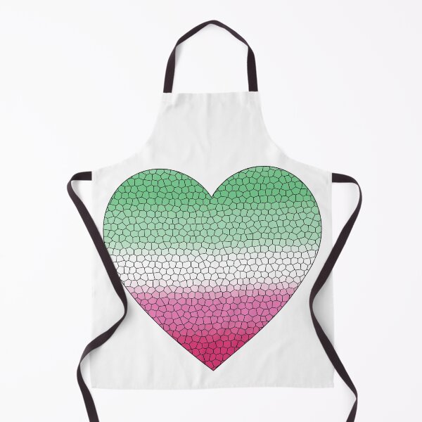 Item preview, Abrosexual Pride Flag Stained Glass Heart, Cute Abrosexual Design designed and sold by Travelslightly.