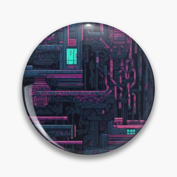 Item preview, 8-Bit Chipset, Vaporwave, Pixel Art, Urban Goth designed and sold by Burn-Ego.
