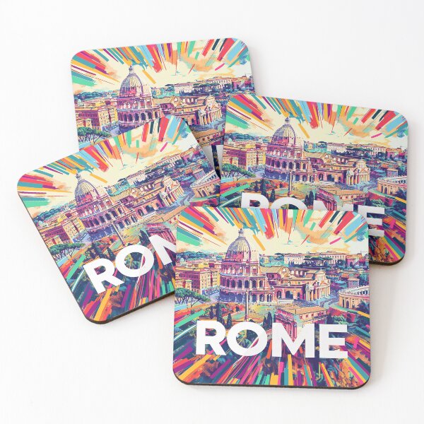 Item preview, Rome Travel Poster designed and sold by nomiraclehere.