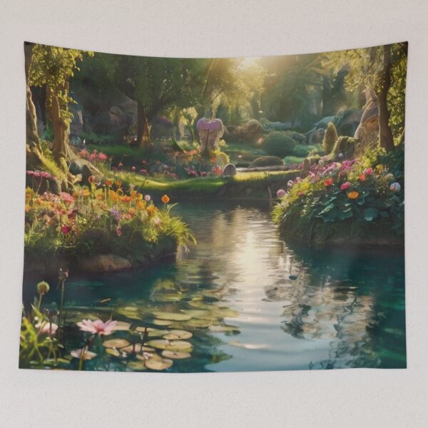 Item preview, Enchanted River of Wonderland designed and sold by BlareBlare.