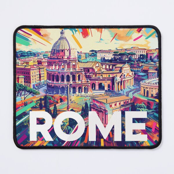 Item preview, Rome Travel Poster designed and sold by nomiraclehere.