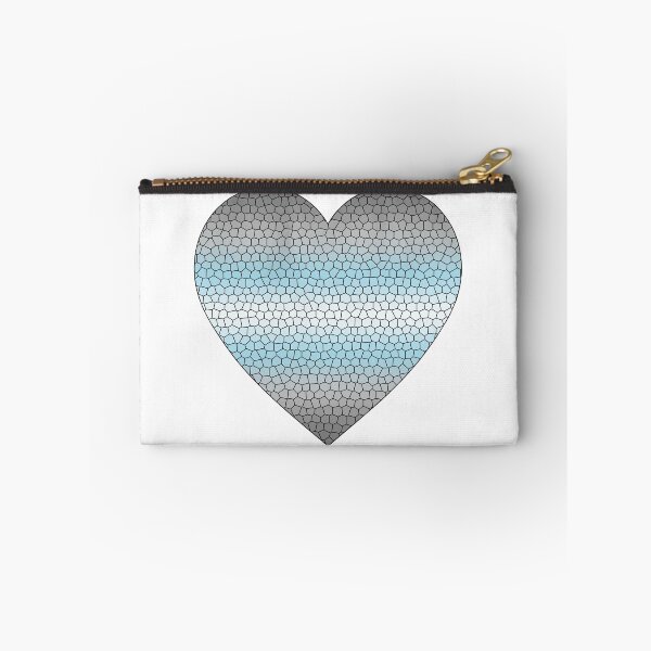 Item preview,  Demiboy Pride Flag Stained Glass Heart, Cute Demiboy Design designed and sold by Travelslightly.