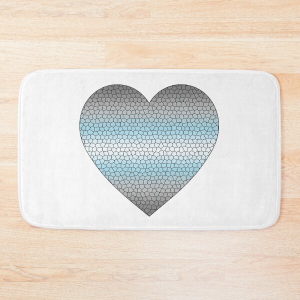 Item preview,  Demiboy Pride Flag Stained Glass Heart, Cute Demiboy Design designed and sold by Travelslightly.