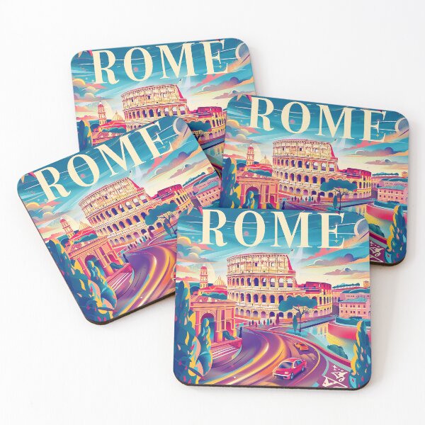 Item preview, Rome Travel Poster designed and sold by nomiraclehere.