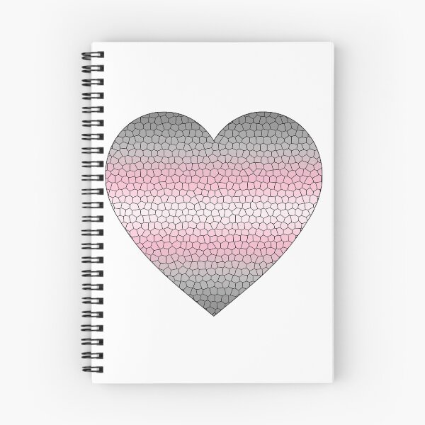 Item preview, Demigirl Pride Flag Stained Glass Heart, Cute Demigirl Design designed and sold by Travelslightly.
