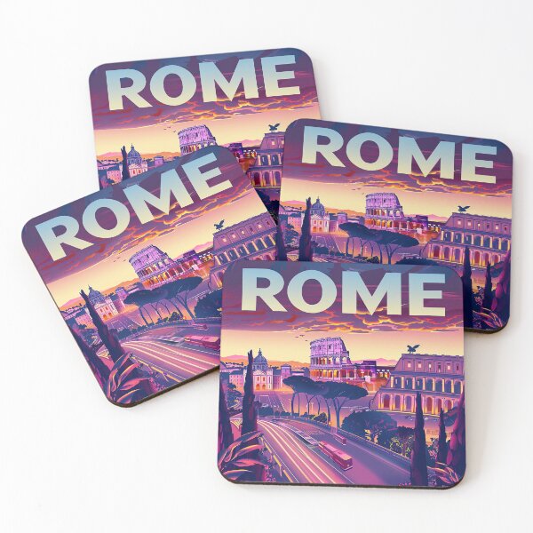 Item preview, Rome Travel Poster designed and sold by nomiraclehere.