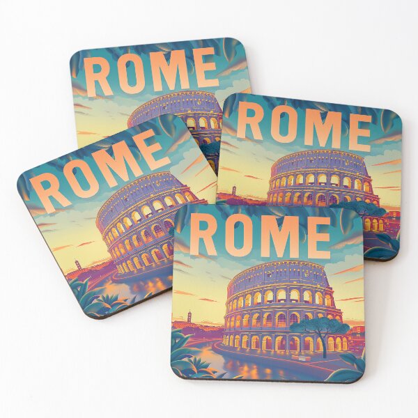 Item preview, Rome Travel Poster designed and sold by nomiraclehere.