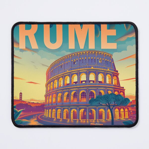 Item preview, Rome Travel Poster designed and sold by nomiraclehere.