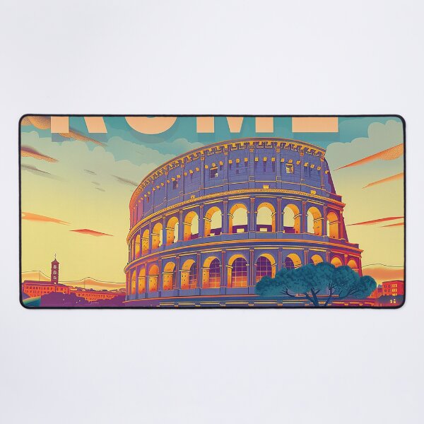 Item preview, Rome Travel Poster designed and sold by nomiraclehere.