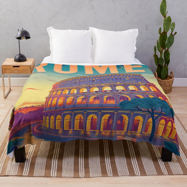 Item preview, Rome Travel Poster designed and sold by nomiraclehere.