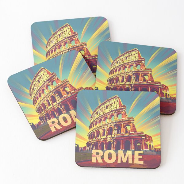 Item preview, Rome Travel Poster designed and sold by nomiraclehere.
