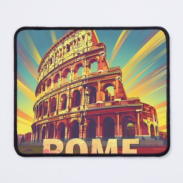 Item preview, Rome Travel Poster designed and sold by nomiraclehere.
