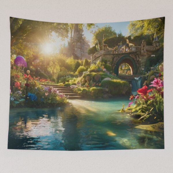 Artikelvorschau, Wonderland's Hidden Fairytale Stream entworfen und verkauft von BlareBlare.