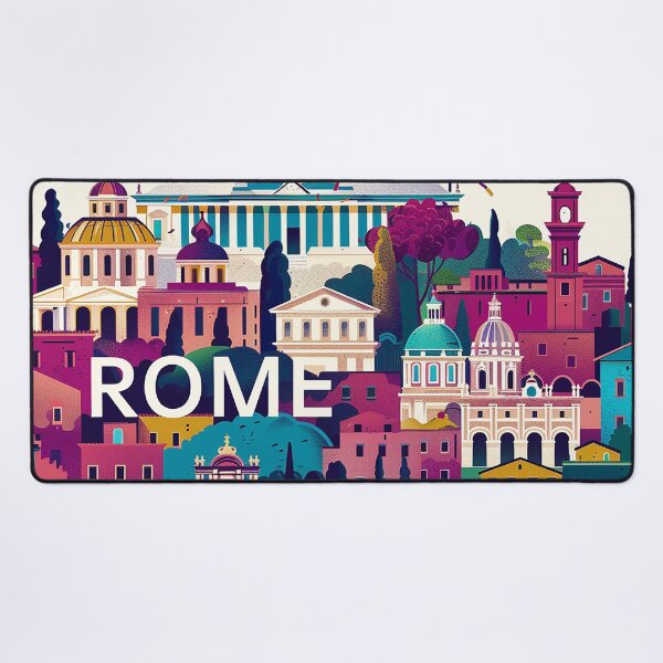 Item preview, Rome Travel Poster designed and sold by nomiraclehere.