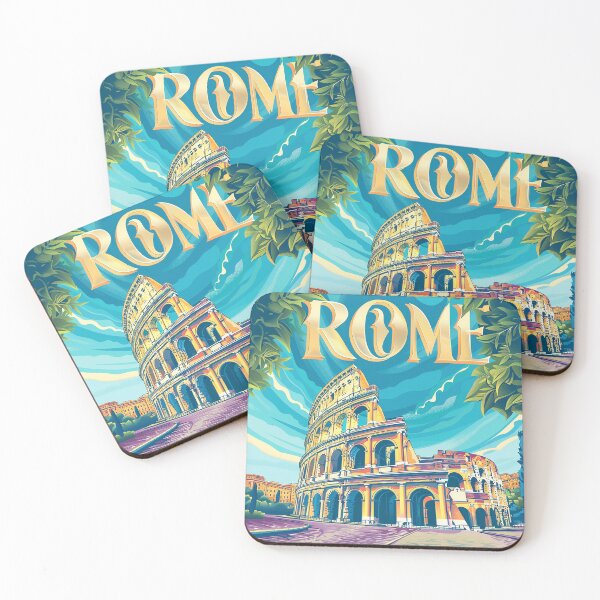 Item preview, Rome Travel Poster designed and sold by nomiraclehere.