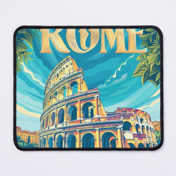 Item preview, Rome Travel Poster designed and sold by nomiraclehere.