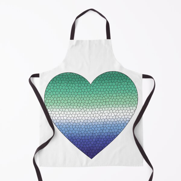 Item preview, Gay MLM Pride Flag Stained Glass Heart, Cute Gay MLM Design designed and sold by Travelslightly.