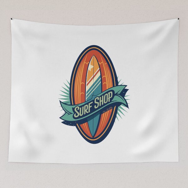 Item preview, SurfboardShopLogo designed and sold by Whose-sweat.