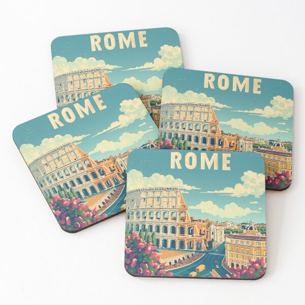 Item preview, Rome Travel Poster designed and sold by nomiraclehere.
