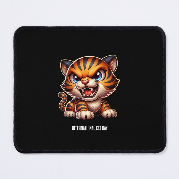 Item preview, Wild little tiger - International Cat Day designed and sold by Pflugart.