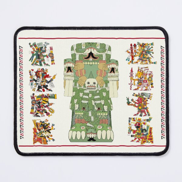 Item preview, Coatlicue - Aztec Mother Goddess Codex Borgia Style JP designed and sold by Aztectees.