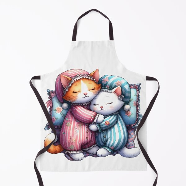 Item preview, Sleeping cats in pajamas designed and sold by NadyaMichaels.