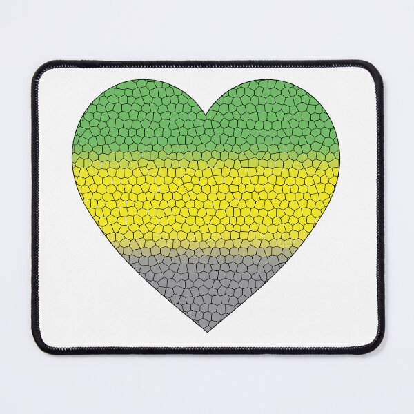 Item preview, Lithromantic Pride Flag Stained Glass Heart, Cute Lithromantic Design designed and sold by Travelslightly.