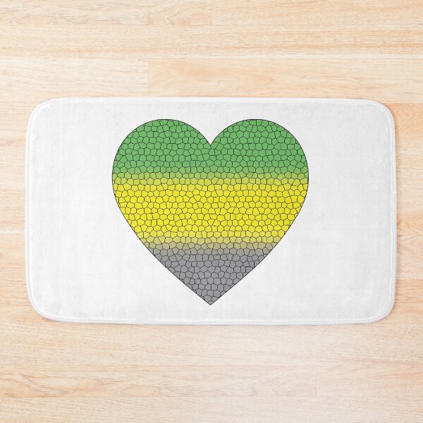 Item preview,  Lithromantic Pride Flag Stained Glass Heart, Cute Lithromantic Design designed and sold by Travelslightly.
