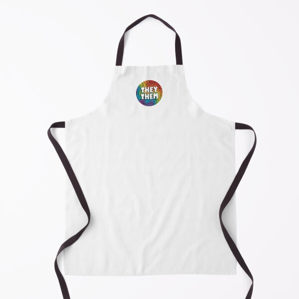Item preview, They/Them Pronoun Badge on Rainbow Pride Colours designed and sold by TheCornerOnline.