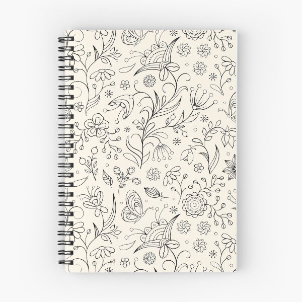 Item preview, Vintage minimalistic floral pattern designed and sold by quote2creation.
