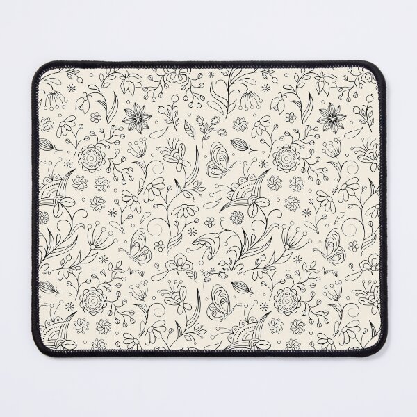Item preview, Vintage minimalistic floral pattern designed and sold by quote2creation.