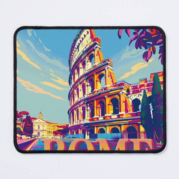 Item preview, Rome Travel Poster designed and sold by nomiraclehere.