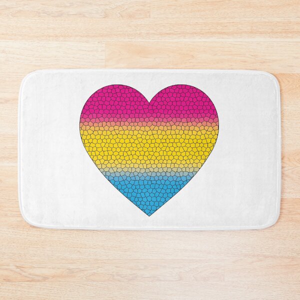 Item preview,  Pansexual Pride Flag Stained Glass Heart, Cute Pan Design designed and sold by Travelslightly.