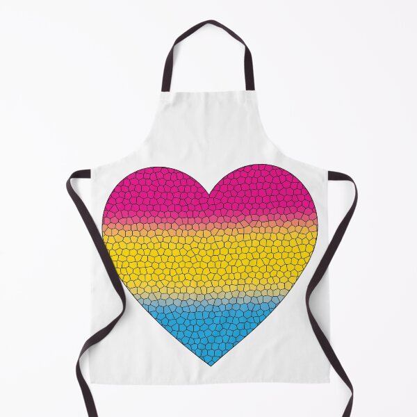 Item preview,  Pansexual Pride Flag Stained Glass Heart, Cute Pan Design designed and sold by Travelslightly.