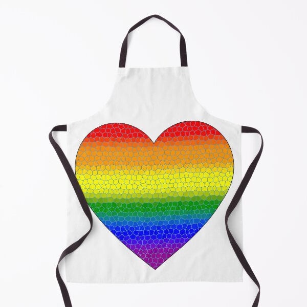 Item preview, LGBTQ Rainbow Pride Flag Stained Glass Heart, Cute Rainbow Design designed and sold by Travelslightly.