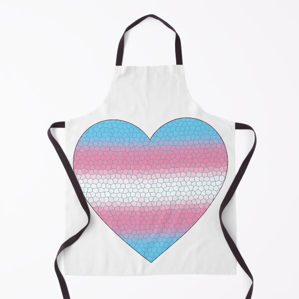 Item preview, Transgender Pride Flag Stained Glass Heart, Cute Trans Design designed and sold by Travelslightly.
